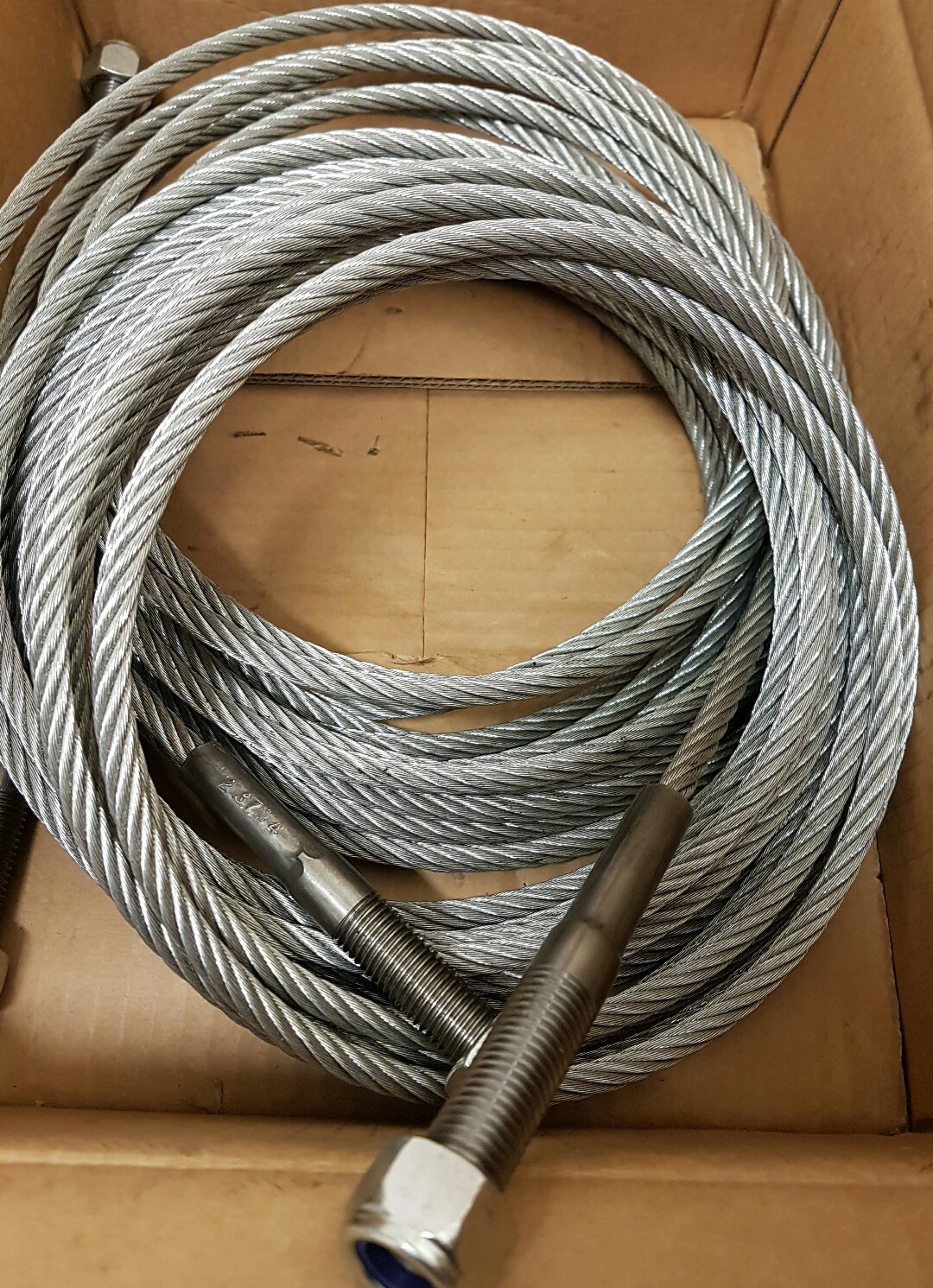 Automotech AS-6745 4 post Alignment lift ropes cables