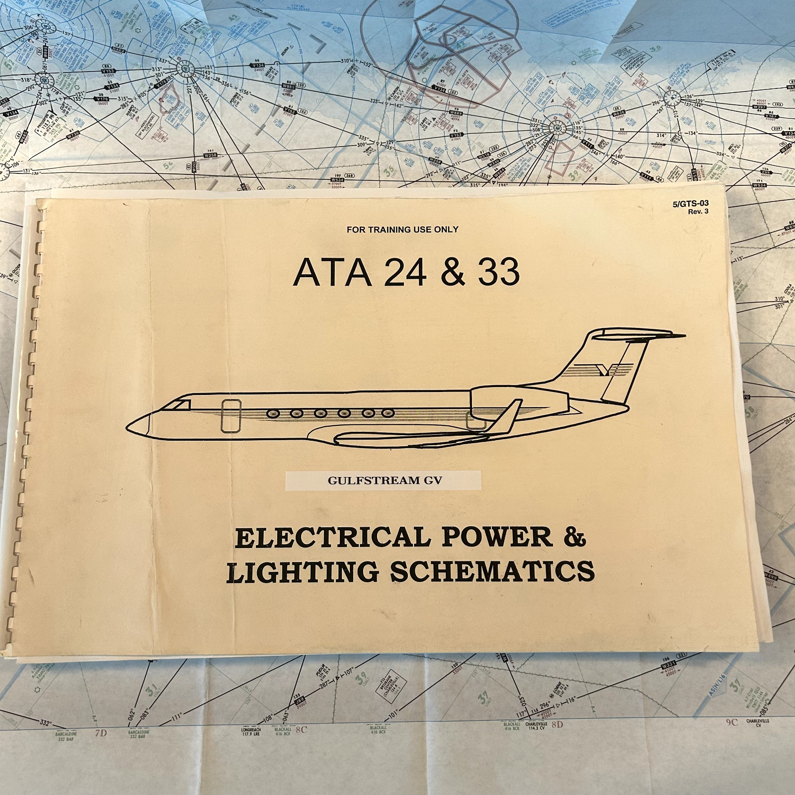 Gulfstream GV Electrical Power & Lighting Schematics Manual