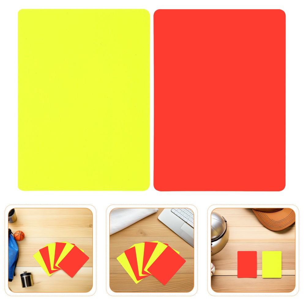 24pcs Referee Penalty Cards: Football Referee Card Set Soccer Warning Ejection