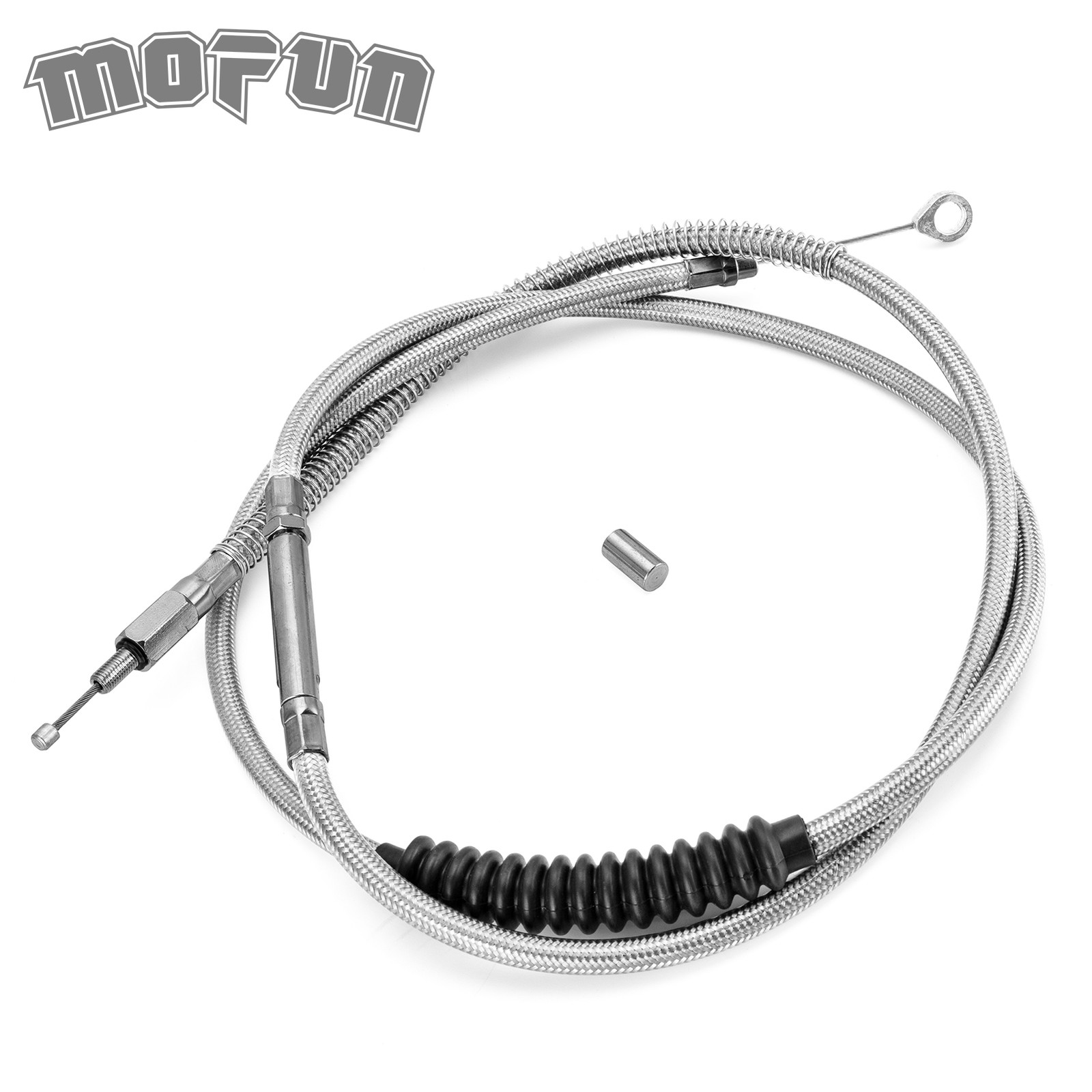 72 11/16" Stainless Steel Braided Clutch Cable For Harley Touring Road King
