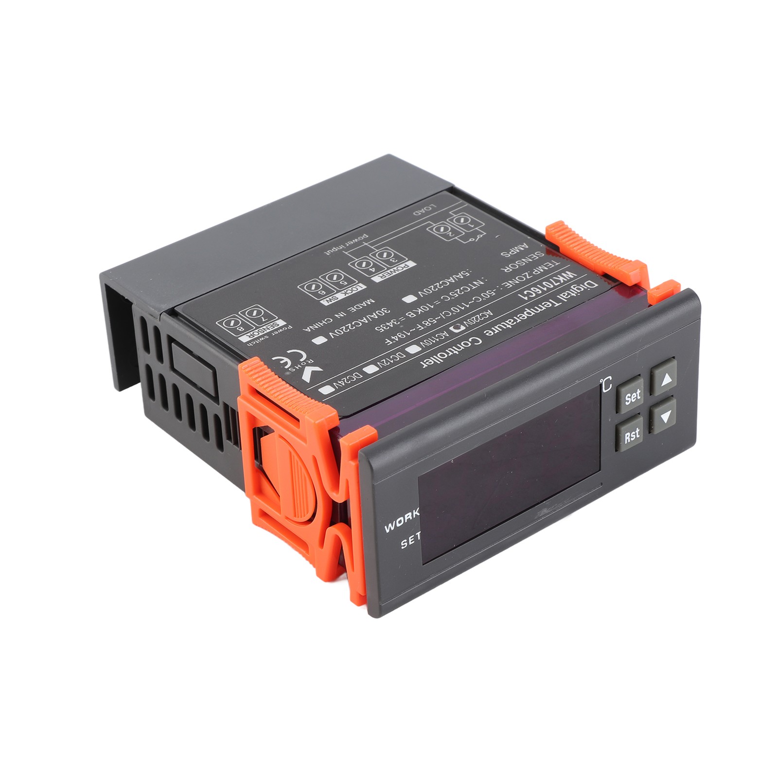 1-5A Digital Temperature Controller WK7016C1 Intelligent Temperature JXNP
