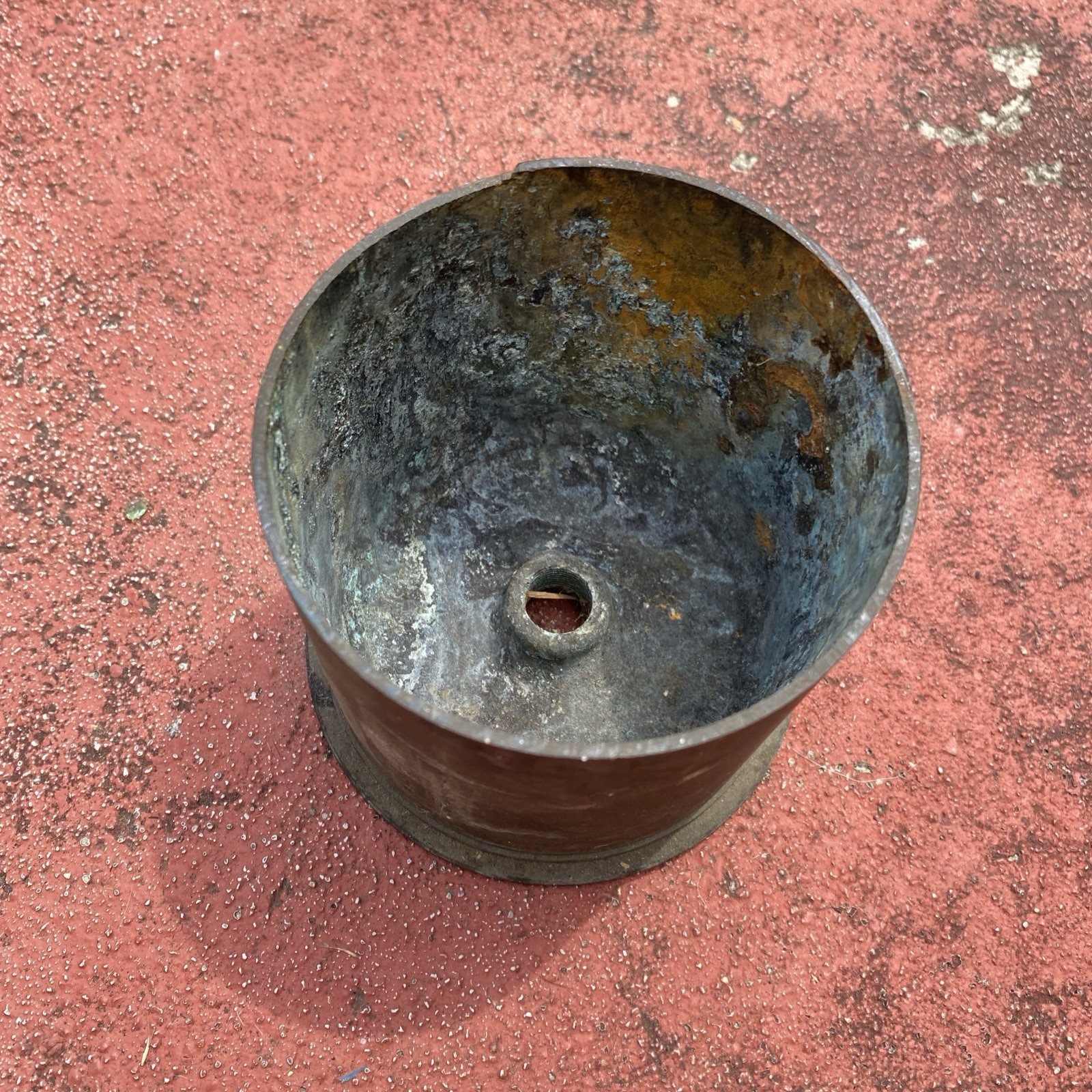 Trench Art Militaria Casing 50 C US Navy Brass Shell 3” MK 1  1942