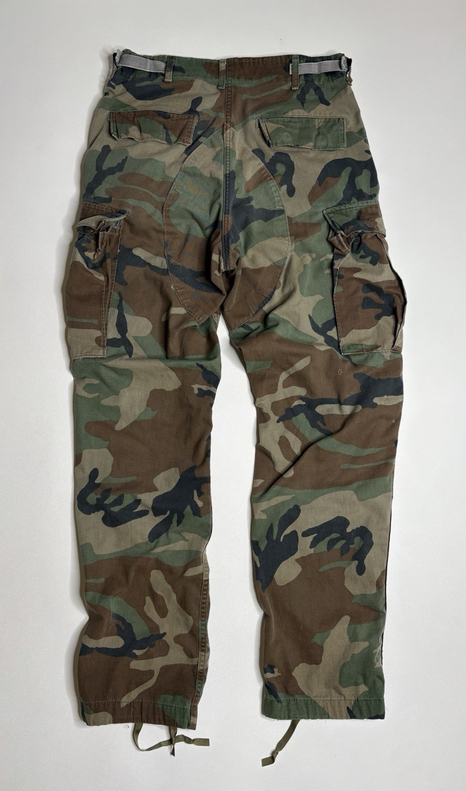 Woodland Camouflage Pattern Combat Trousers Size Small Long