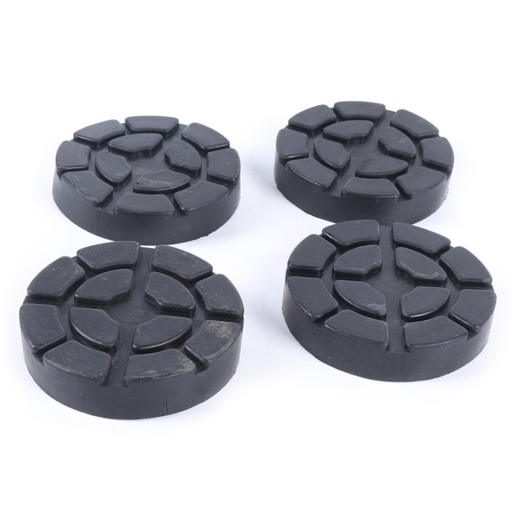 4Pcs Round Rubber Arm Pads Lift Pad Fit For Auto Lift Car Truck Hoist Heavy Duty