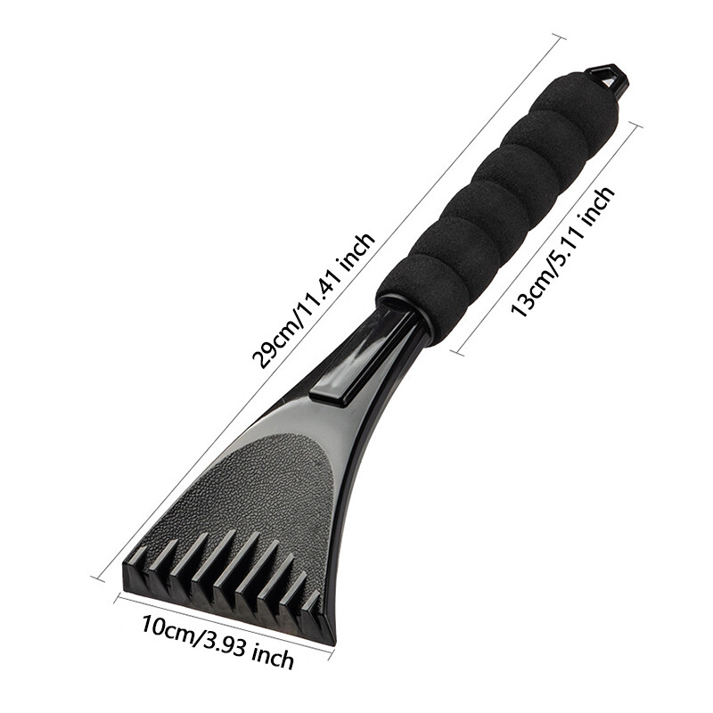 1Pc New ICE Scraper Soft Handle for CAR & VAN Windshield Snow Remover Black