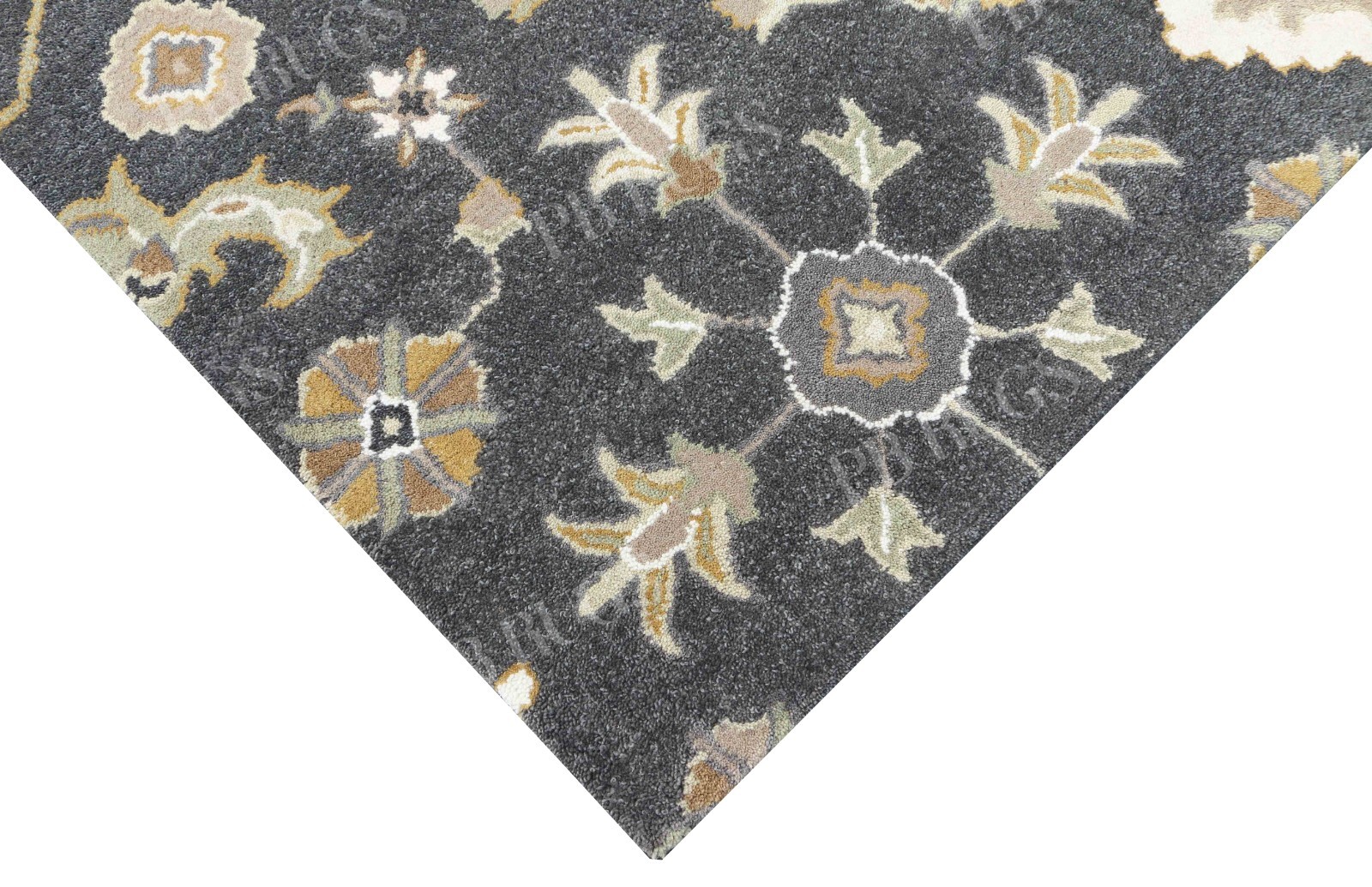New Juno Gray Handmade Tufted Area Rugs 100% woolen