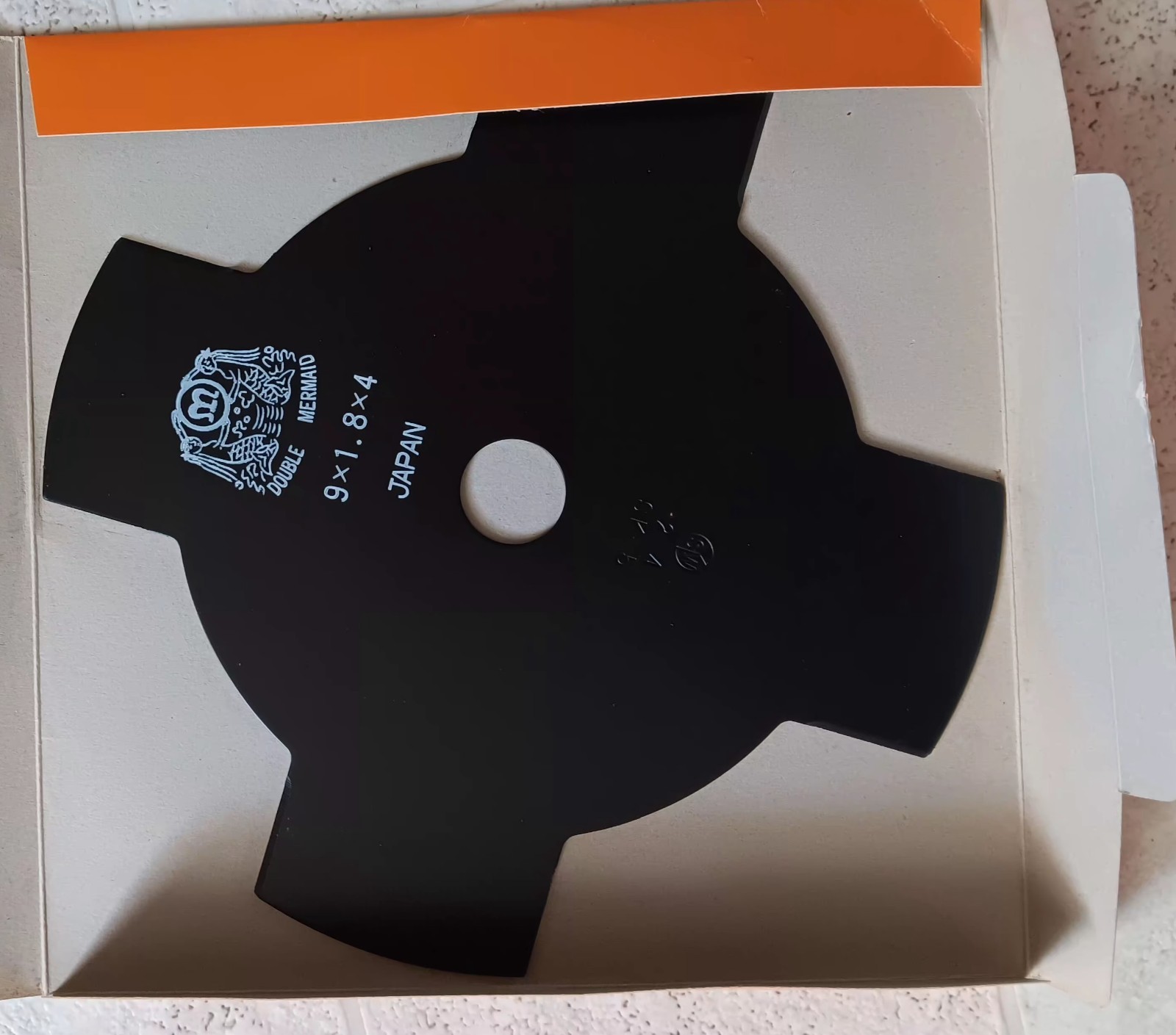 Sanwa 27-4402 Brush Cutter Blade 9" x 1.8 x 4, 1" Bore New