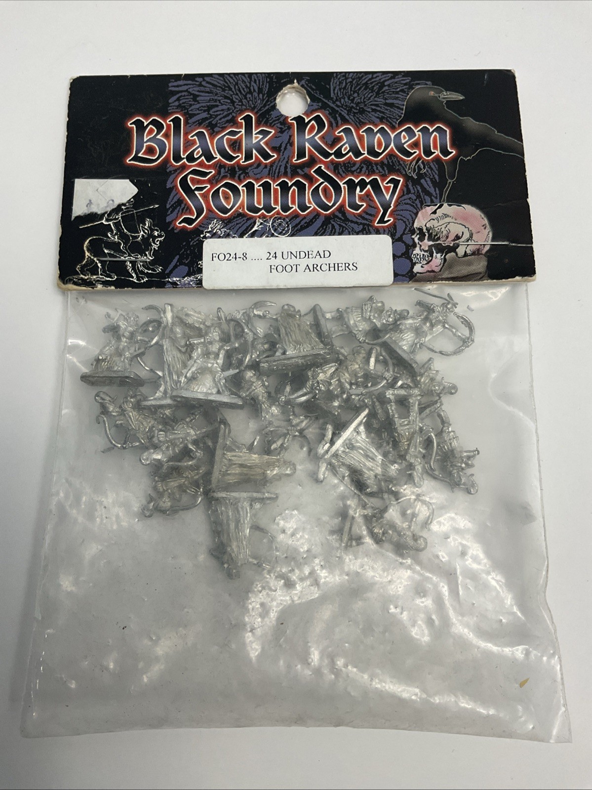 Vtg Black Raven Foundry Undead Foot Archers (24) FO24-8