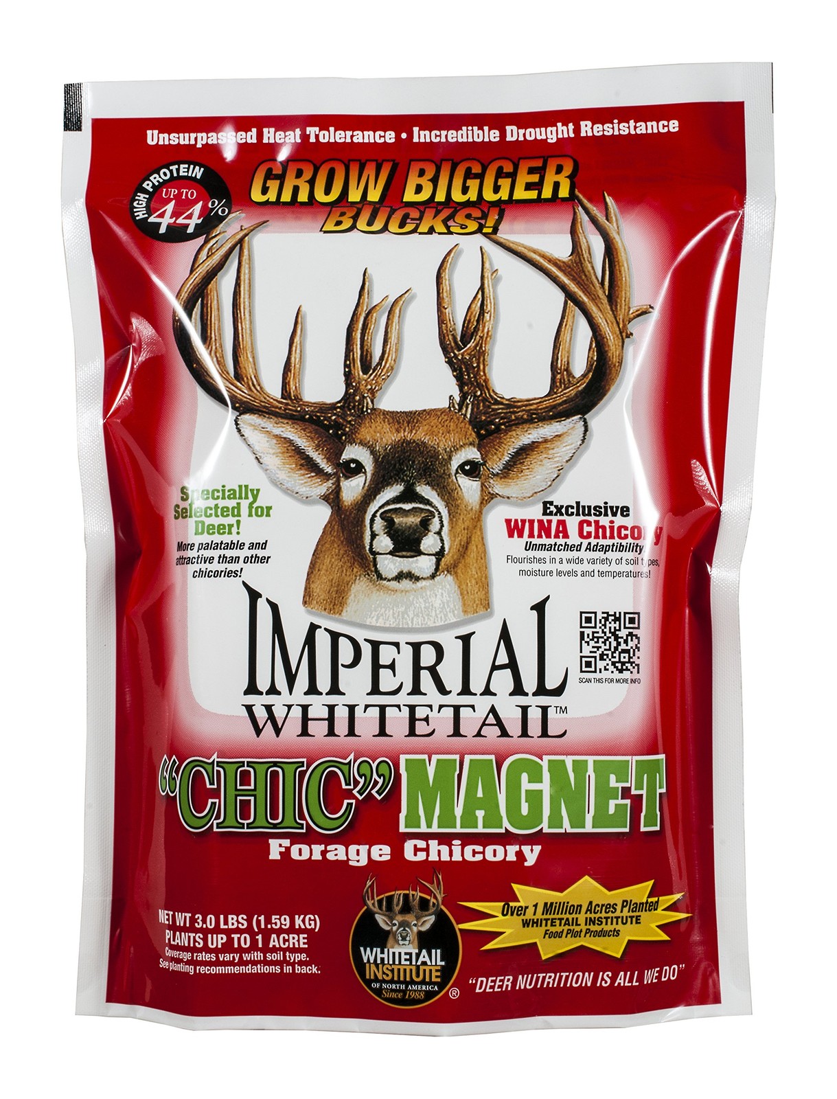 Whitetail Institute Chic Magnet Deer Food Plot Seed Wina-100 Perennial Forage