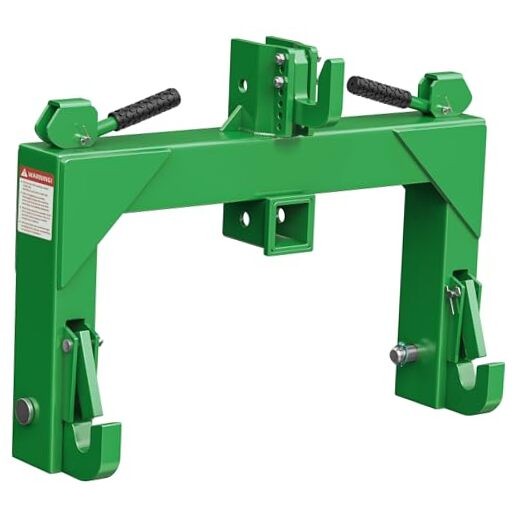 3 Point Quick Hitch for Category 1 Tractor, 3000 lbs 3-Pt Attachment Green
