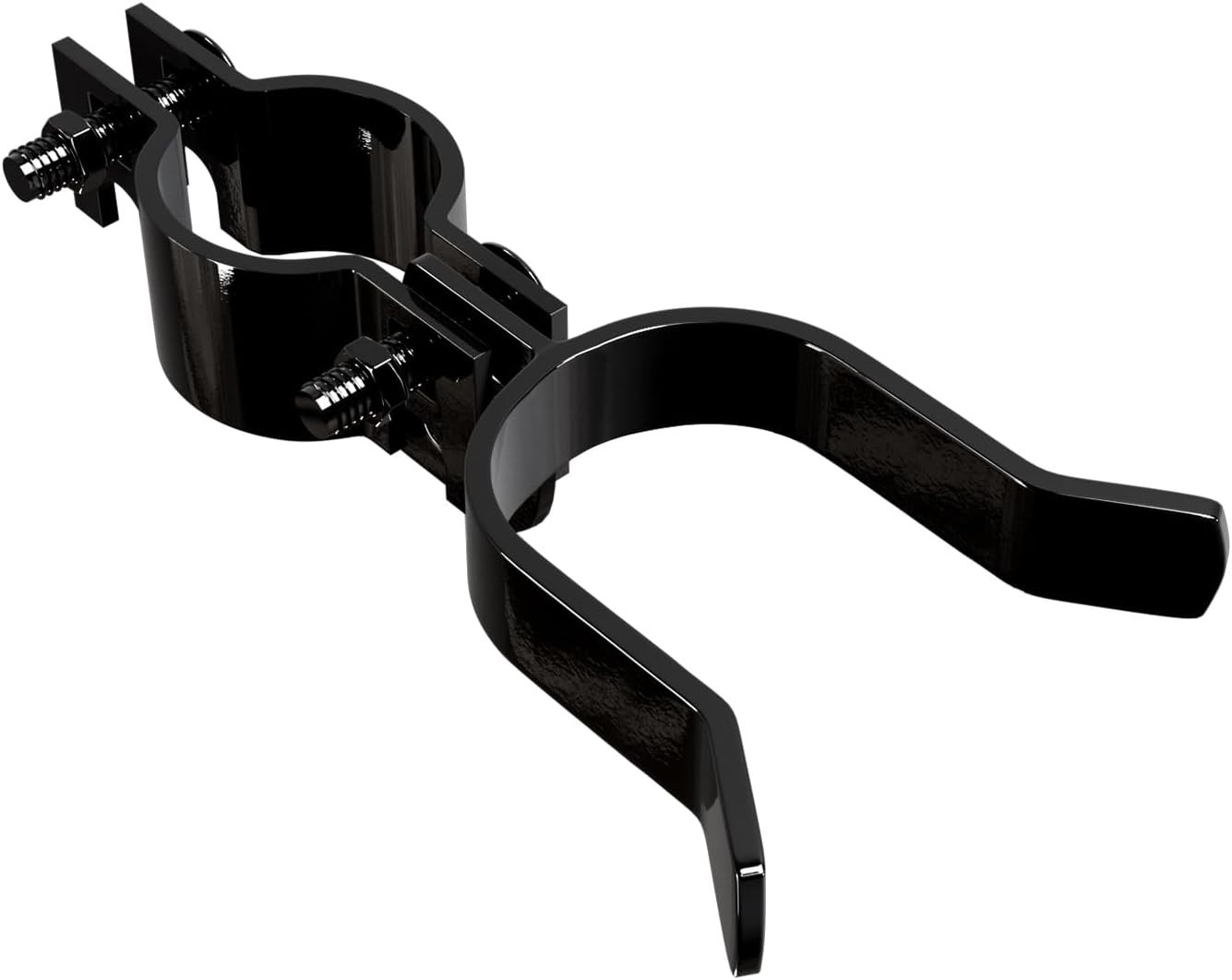 Durable 1-5/8" Chain Link Gate Latch - Black Powder Coated Security Solution