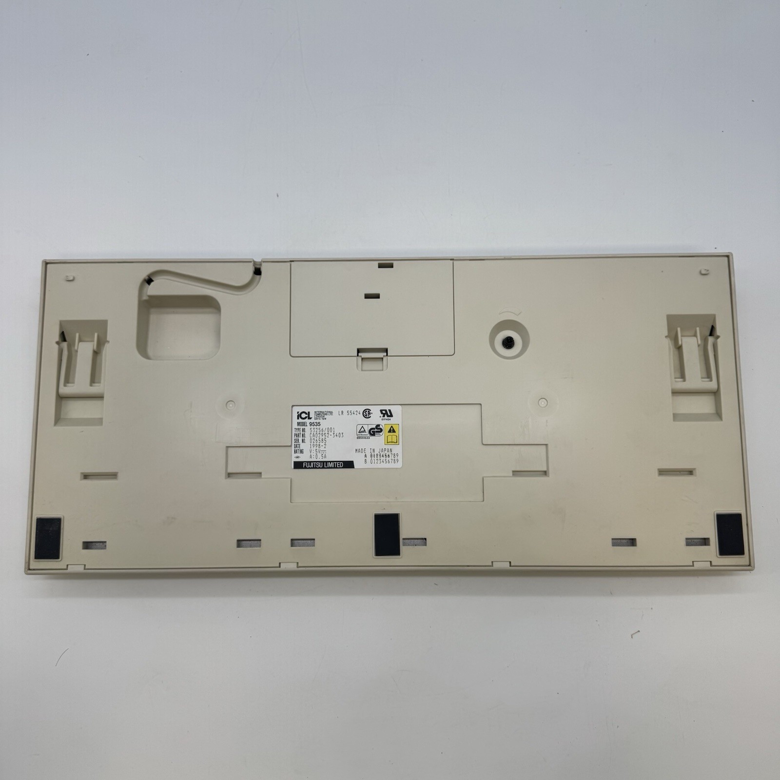 ICL Fujitsu 9535 POS Keyboard Model 53256/001 – Vintage 1998 – Made in Japan