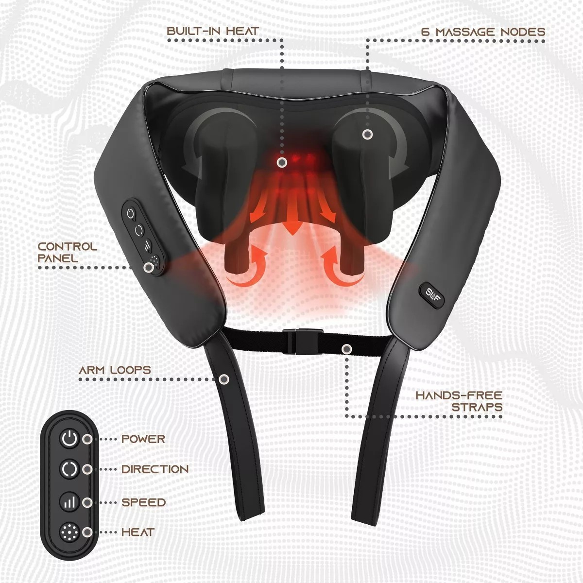 SLF Shiatsu Pro Shoulder Massager
