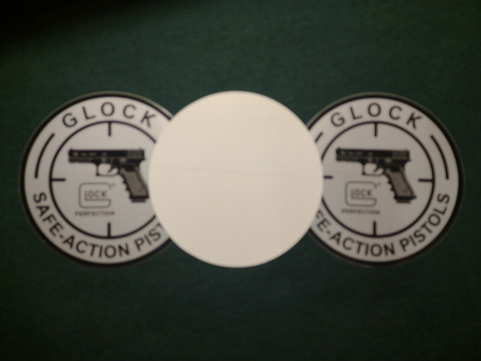 GLOCK PERFECTION SAFE ACTION PISTOLS Three 4" Gen4 Stickers SHOT-SHOW NOS 9MM