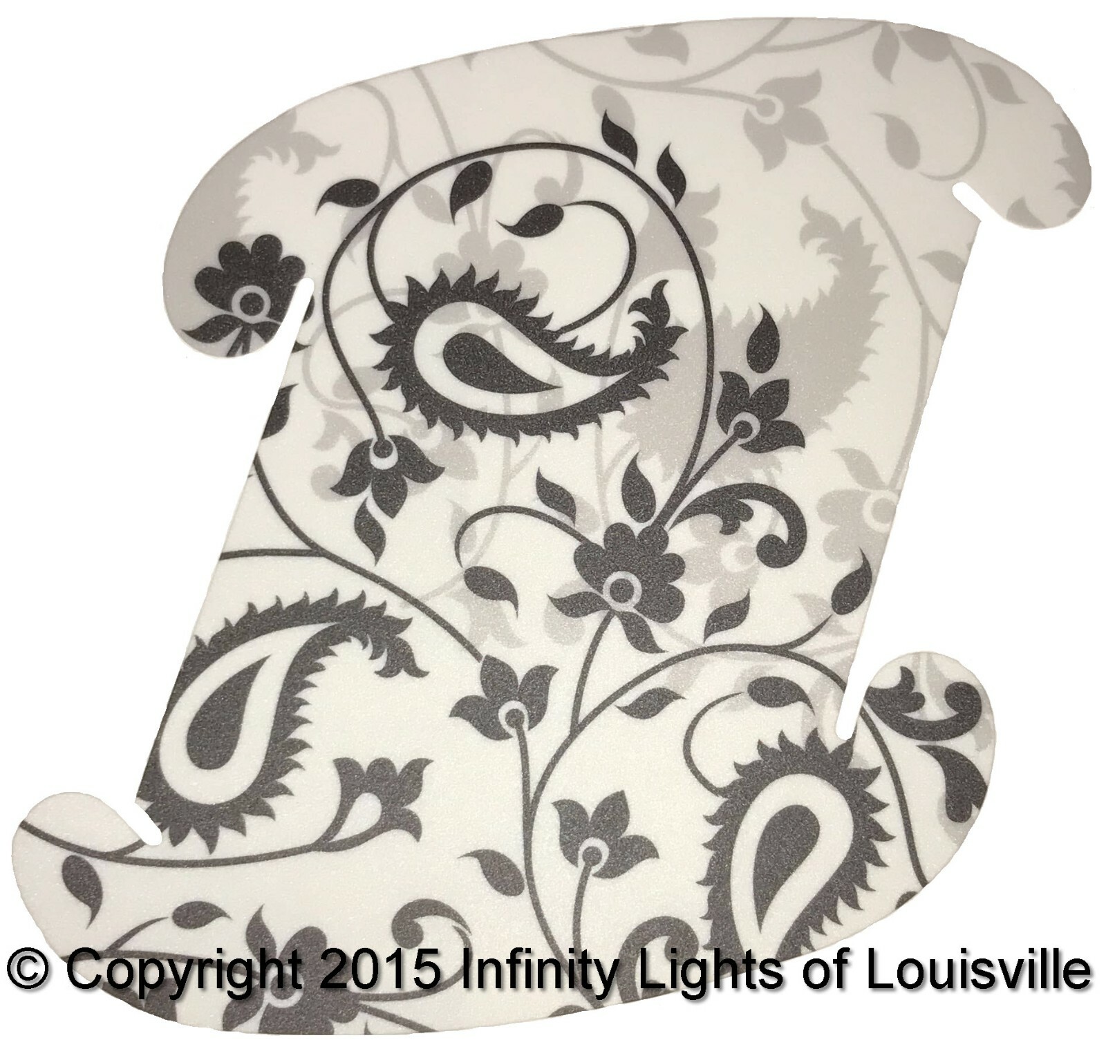 Paisley on Paisley MED 13"/33cm Puzzle Light Jigsaw LuvaLamp Infinity USA