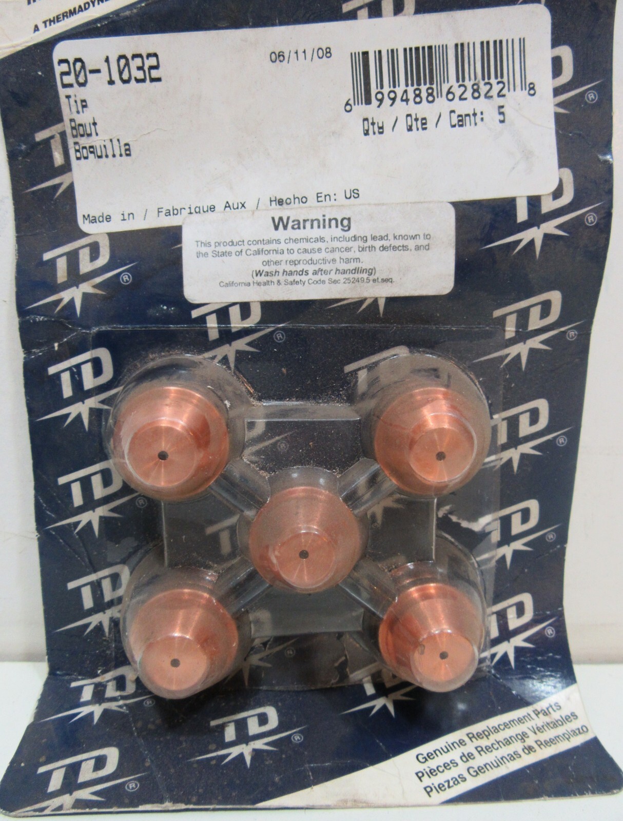 Thermal Dynamics 20-1032 Tip 5 pack