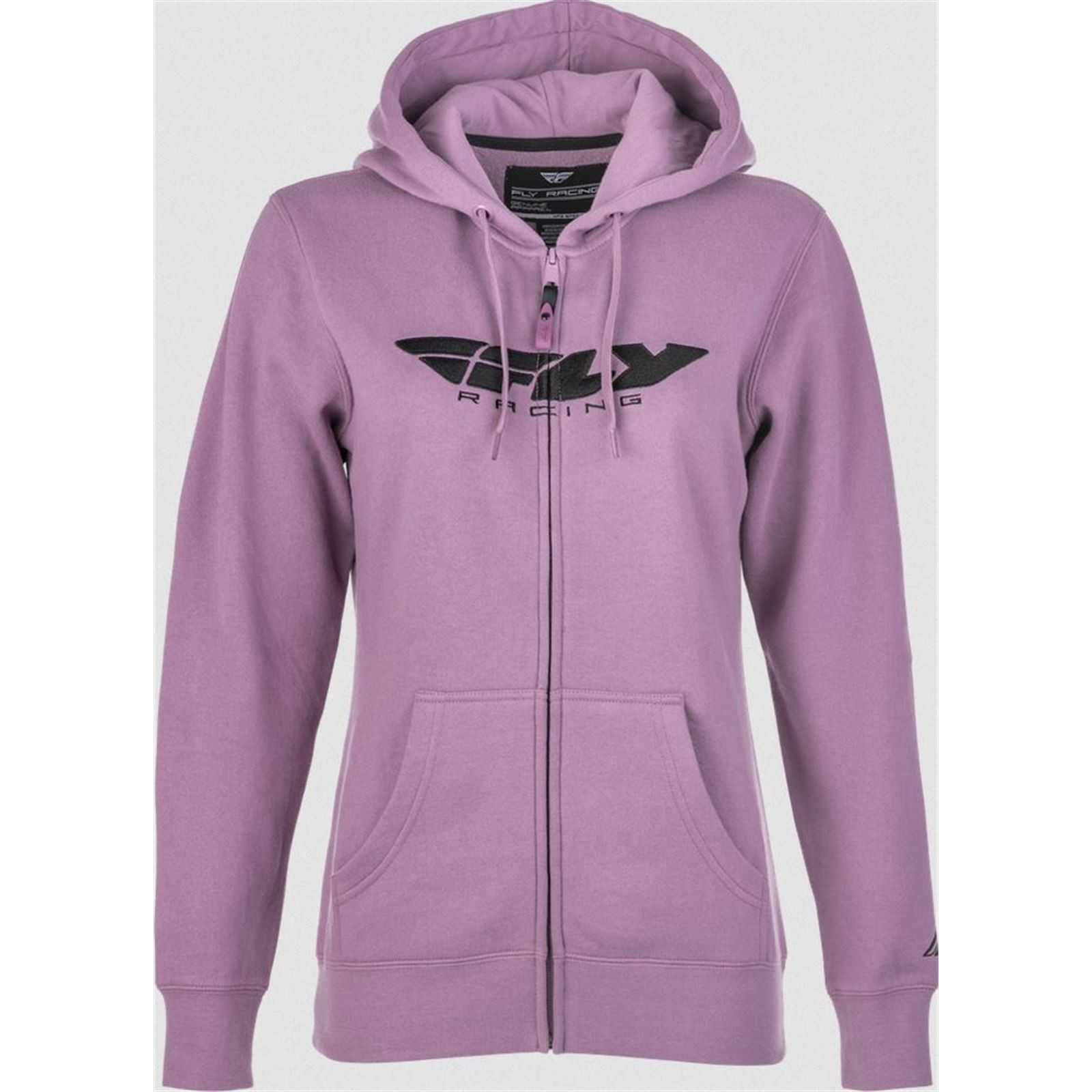 Fly Racing Women's Fly Corporate Zip Up Hoodie Mauve Medium 358-0062M
