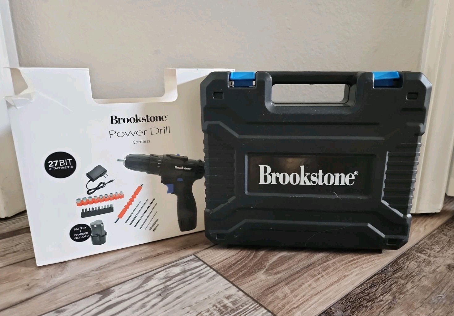 Brookstone 12-volt Power Drill with Accessories - BRAND NEW IN BOX