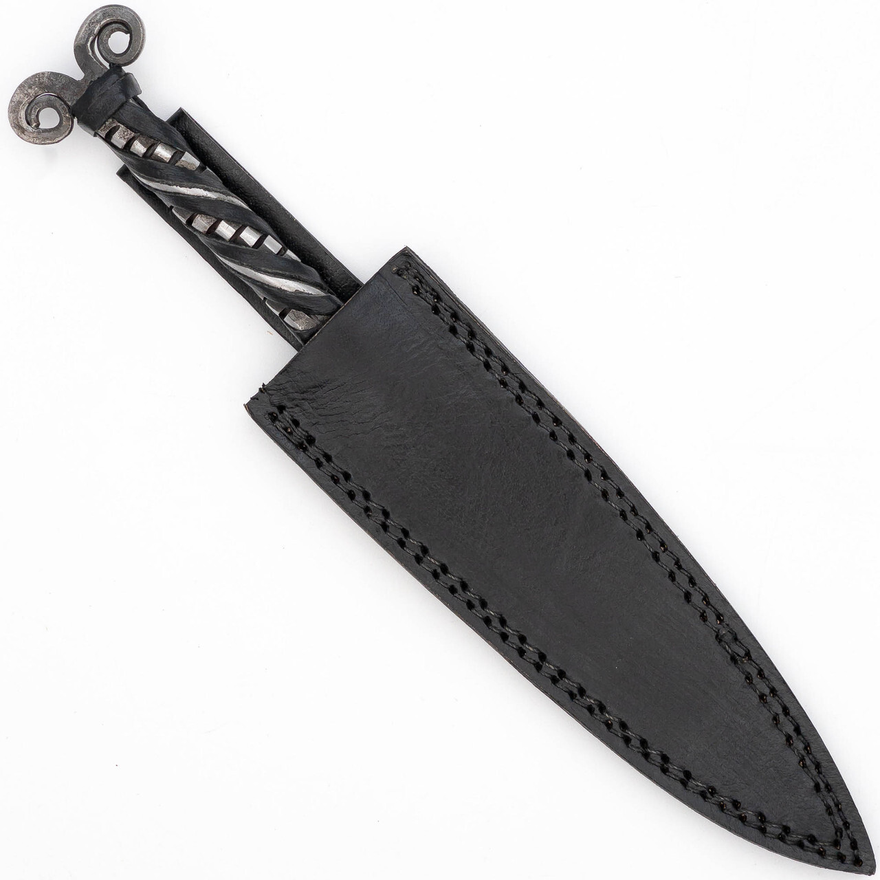 Toppling Stream Functional Hand Forged Double Edged Medieval Dagger Antique