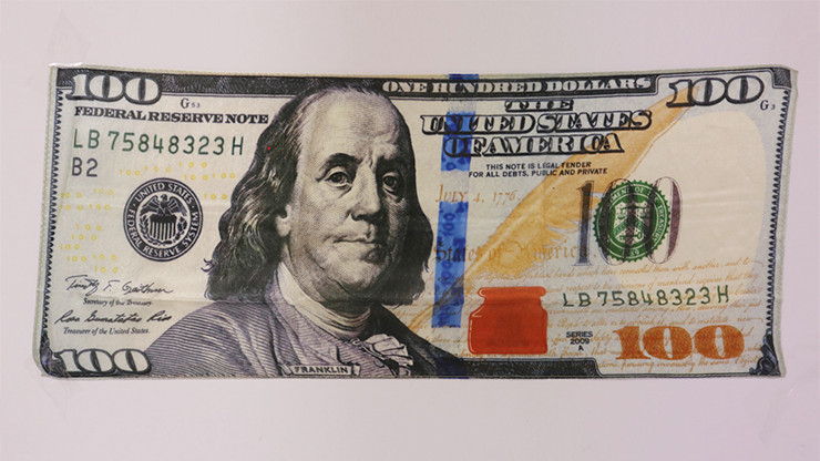 Silk 18 inch $100 Bill from Magic by Gosh