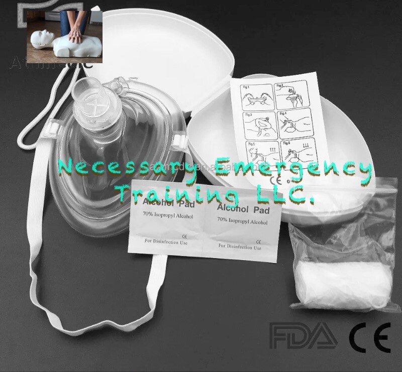 1 Pocket CPR mask in Hard Case