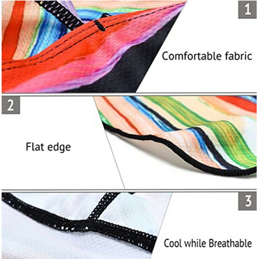 Durag Unisex Wave Cap Hat Doo Rag Biker Quick Dry Head Wrap Skull Cap Du-rag Hat