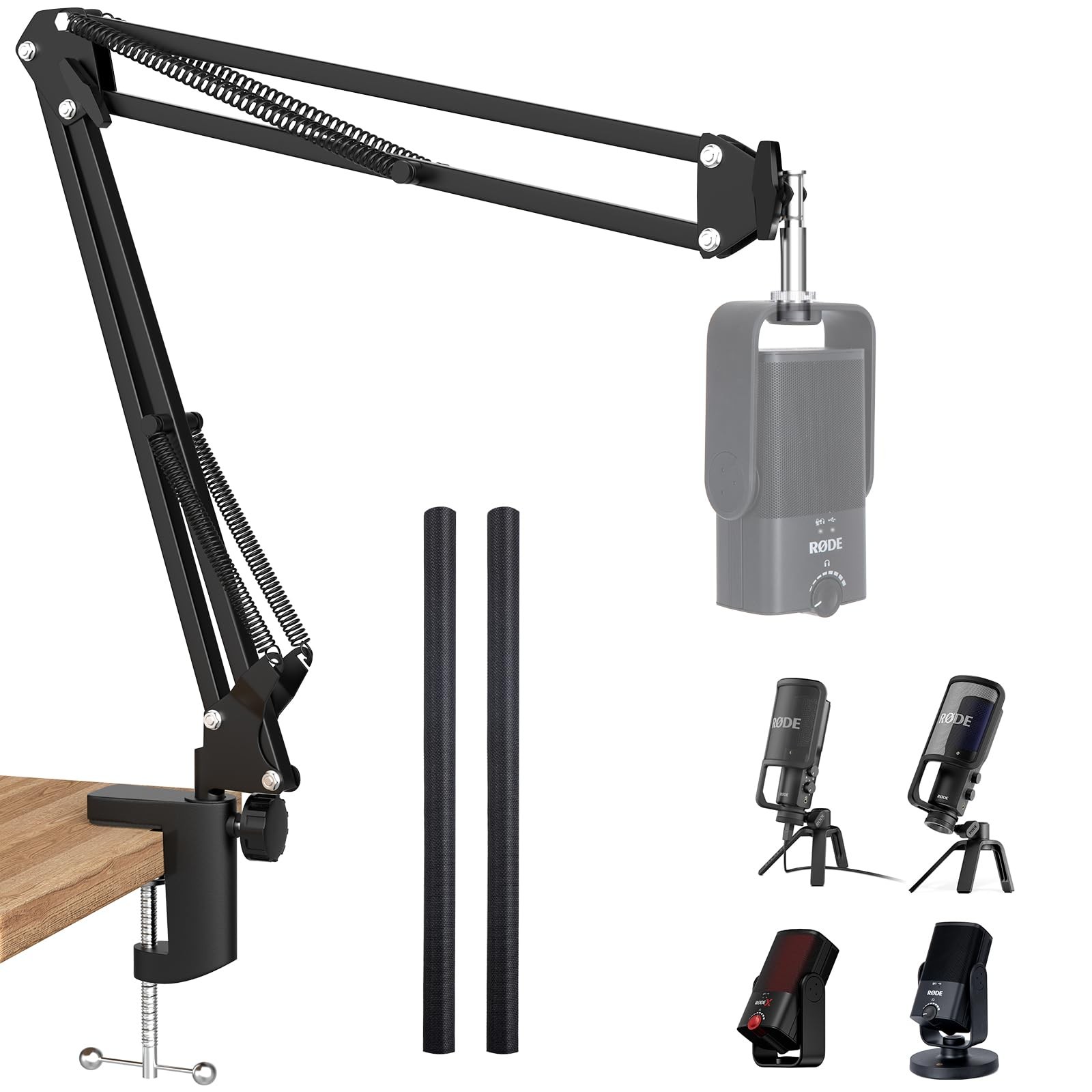 Rode NT-USB Mic Boom Arm - Mic Arm for RODE NT-USB/NT-USB+/NT-USB Mini and Mo...