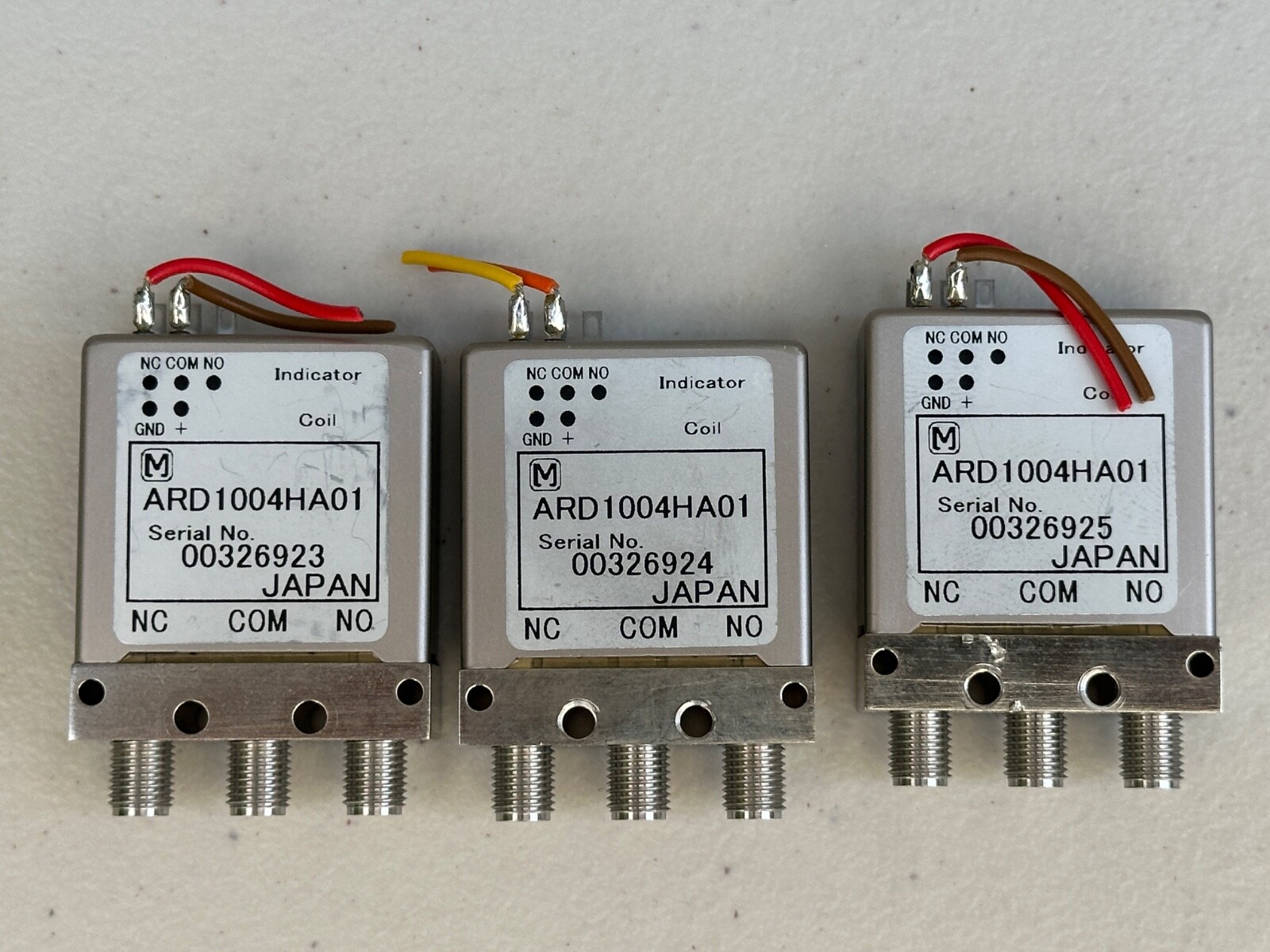 LOT OF 3 Panasonic Matsushita ARD1004HA01 RF Switch 18GHz Working FREE SHIPPING!