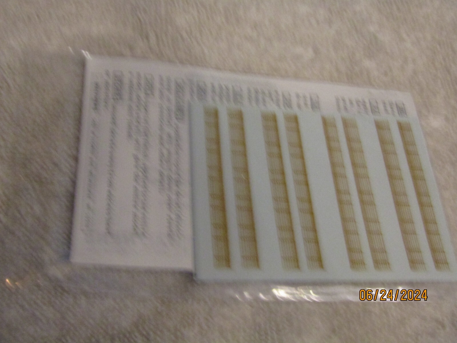 Vintage Walthers HO Venetian Blinds Decals Passenger Cars 7011 90 NIP NOS 1983
