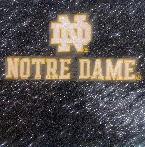 Cheerleading Notre Dame Official Iron On Sew On PATCH big