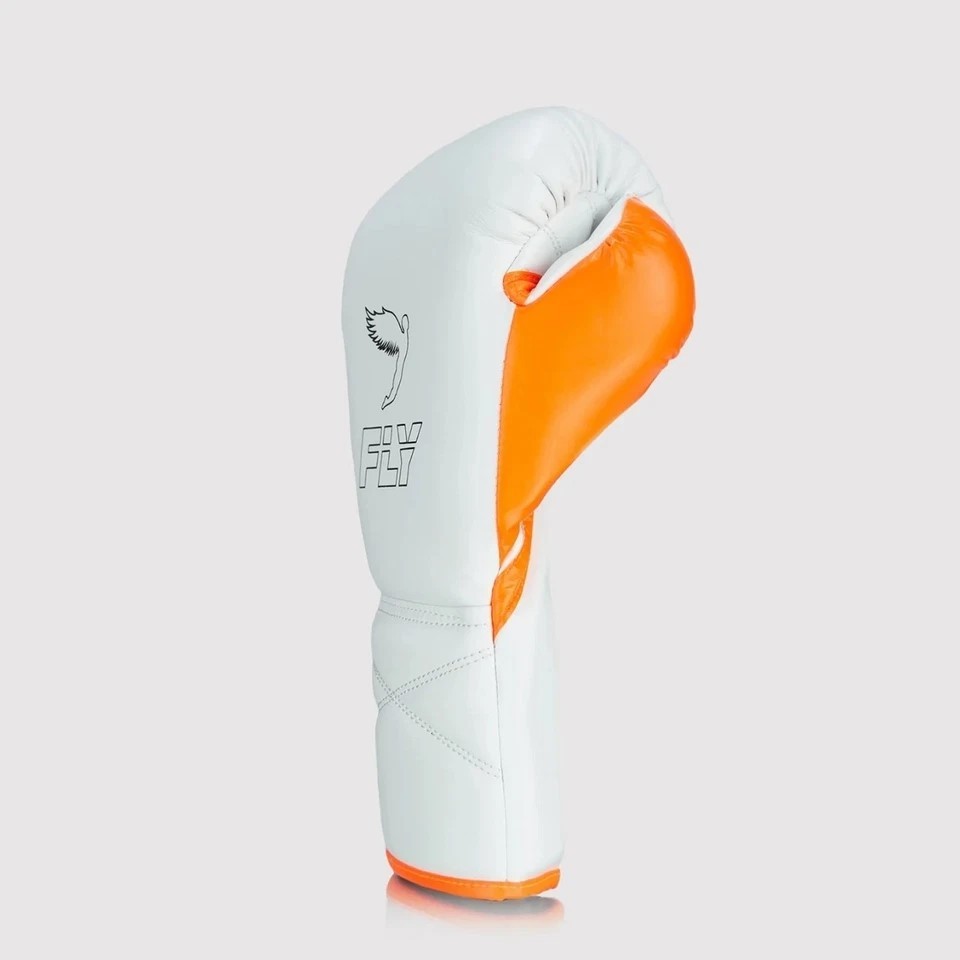 New In Bag: FLY Superloop X 14oz Gloves - White Orange - Authentic Gear