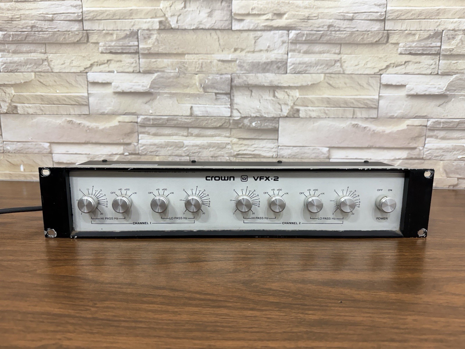 Vintage Crown VFX-2 Dual Channel Filter Cross-Over - Untested Powers On