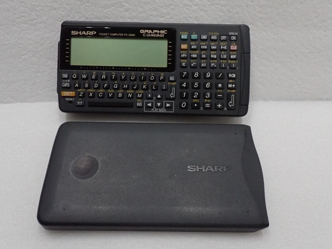 Sharp PC-G850 C Language Pocket Computer PokeCon Tested Working Japan Vintage