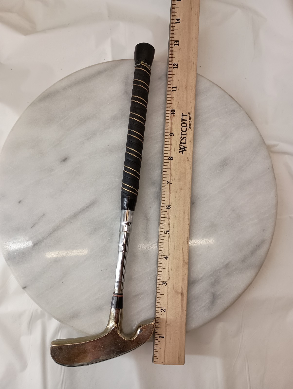 Vintage Metal Collapseable Travel Putter 33 Inch When Extended