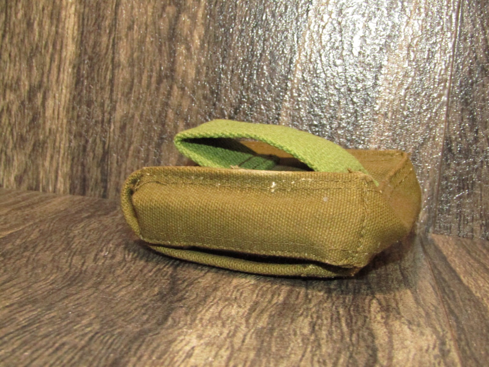 Vintage Engineer Directional Compass Green with Pouch 2" Diameter Hiking Camping