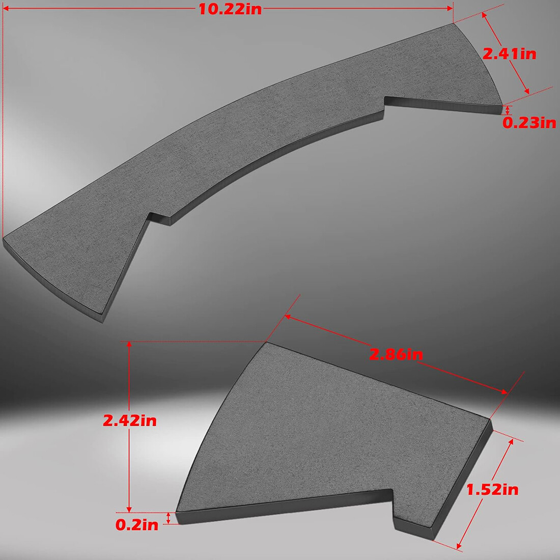 4Pack Tomahawk Head Kit Throwing Axe Tactical Fixed Blade Axe Hatchet Hawk Maker