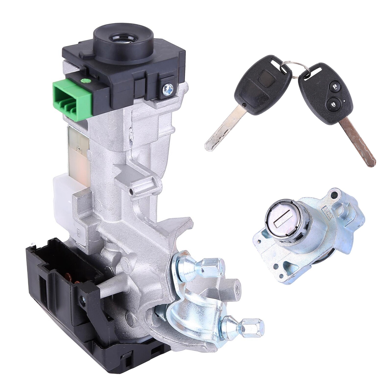Ignition Switch Cylinder Lock Assembly Set w/2 Keys for Honda Pilot 2009-2015
