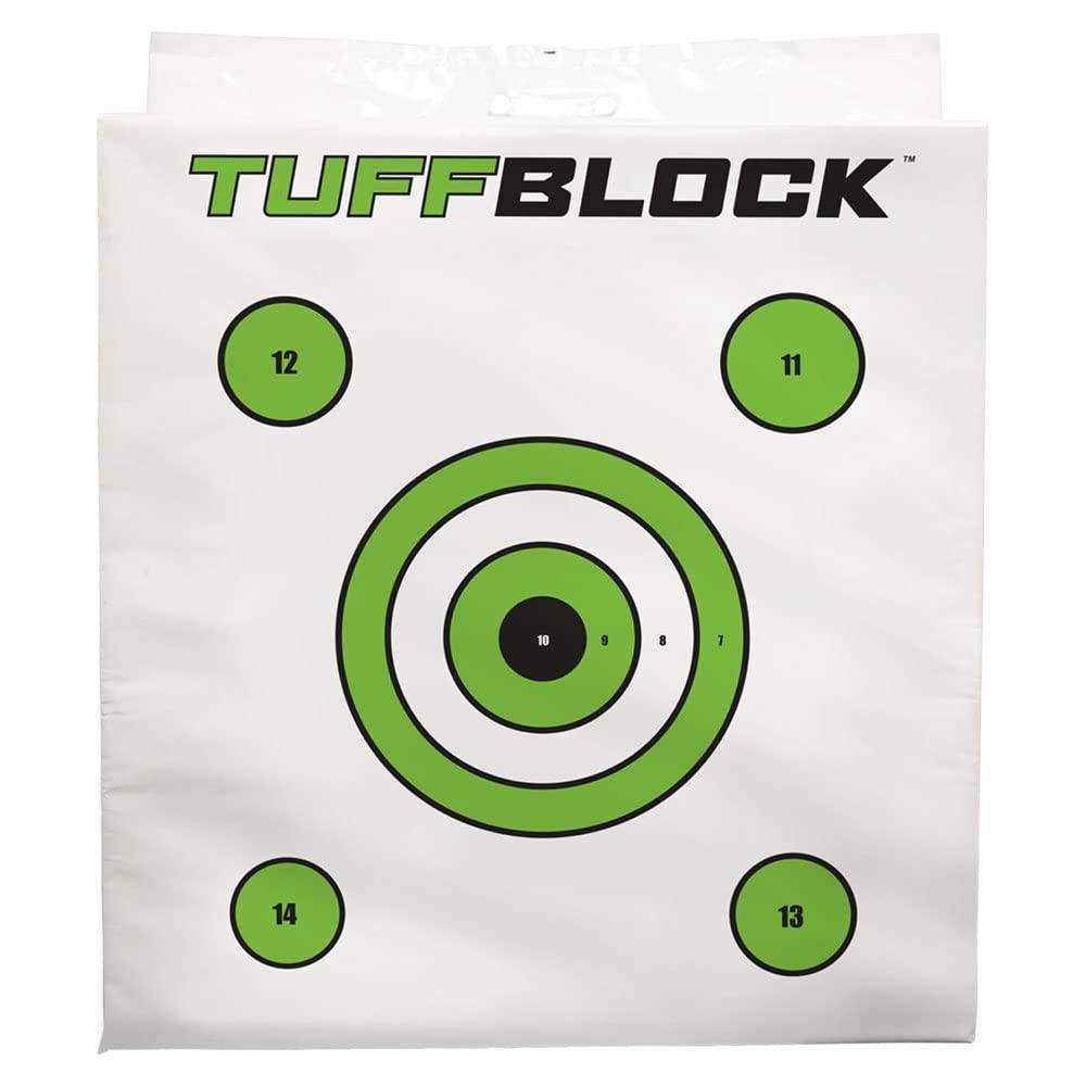 TuffBlock Foam Archery Target - 24x24x12 White Block Target for Youth & Begin...