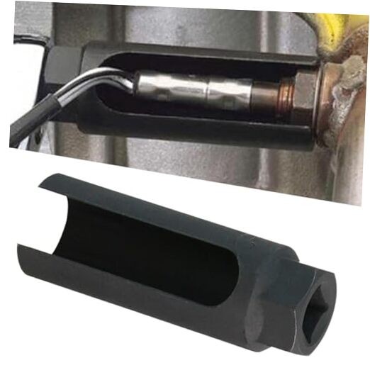 Car Oxygen Sensor Socket, 3/8 Inch Drive ×7/8 Inch (22mm), 6-Point O2 Large