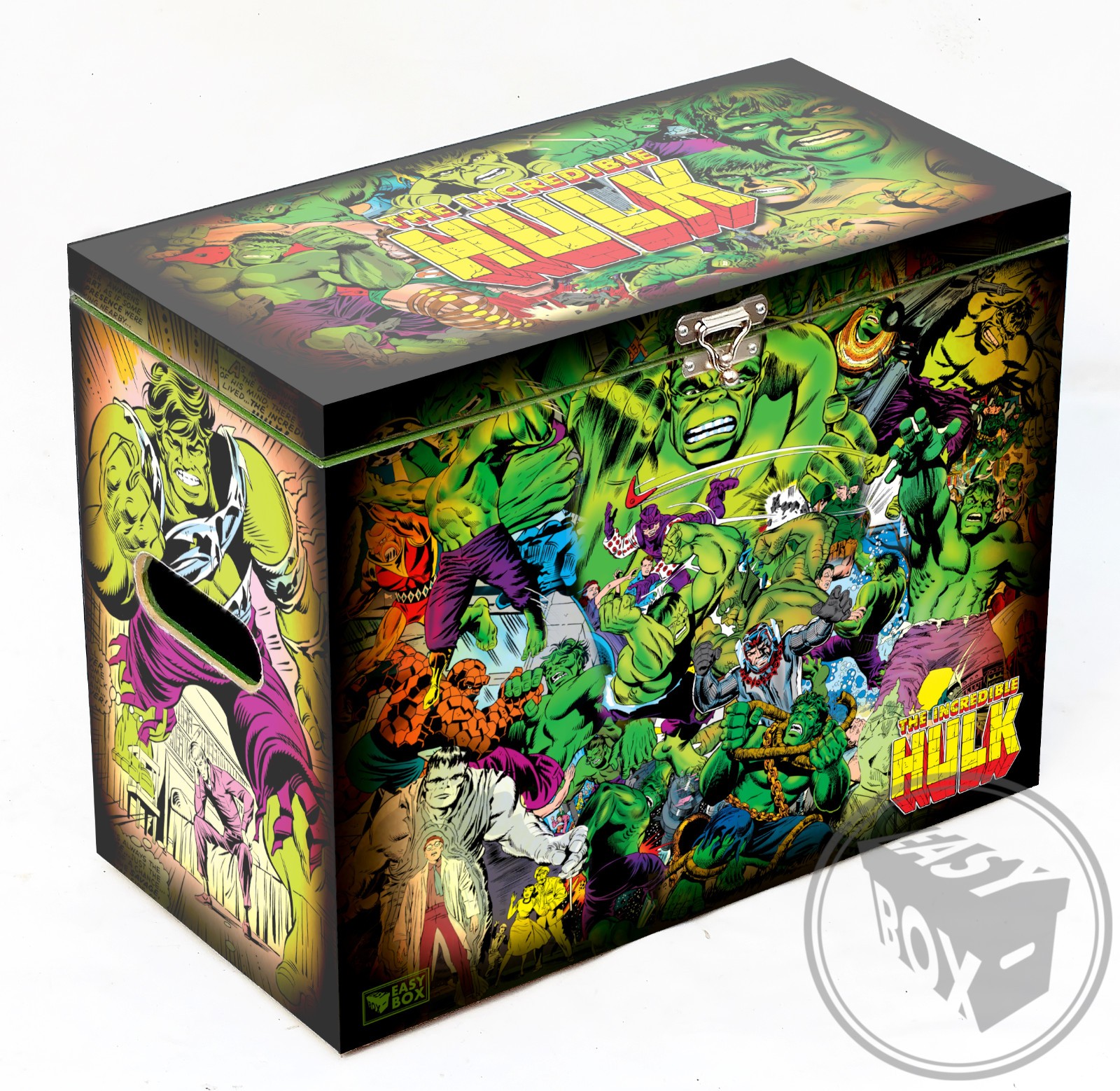 Hulk - Large Comic Book Hard Storage Box Chest MDF