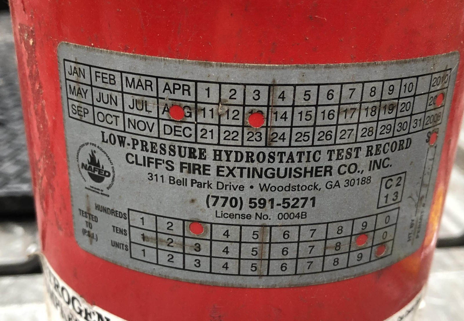 Dry Chemical 10lb Fire Extinguisher Amerex A456