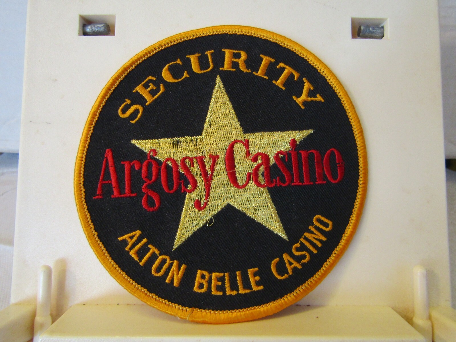 Argosy Casino Security Alton Belle Casino Riverboat Illinois Patch new 4.5" rd *