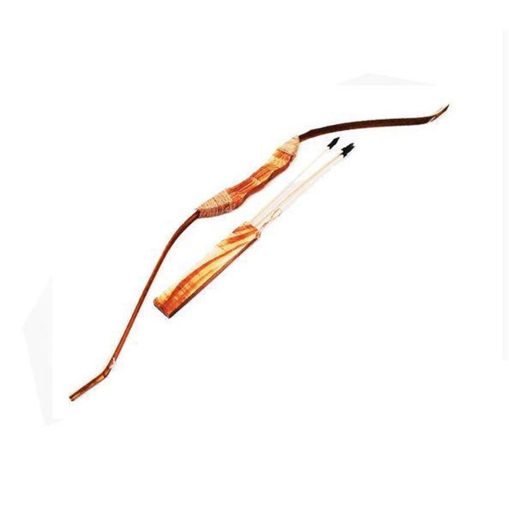 Medium Handcrafted Historical Bow 80cm Bamboo with 3 Arrows