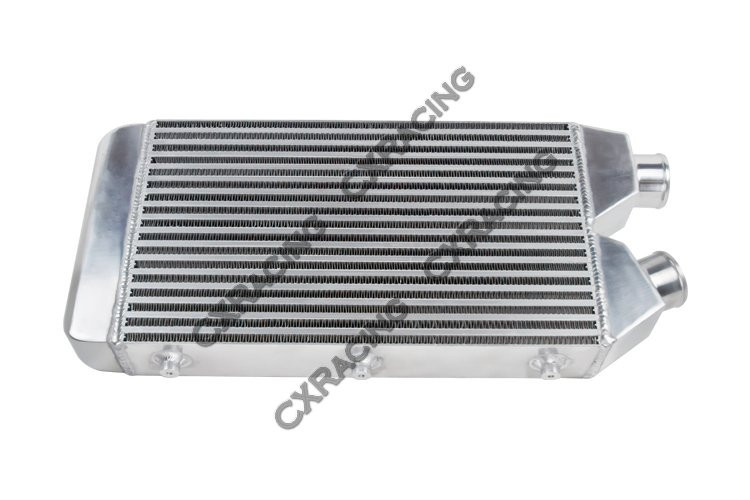 CXRacing FRONT MOUNT Aluminum Intercooler 25.5x11.25x3 same side For Optima