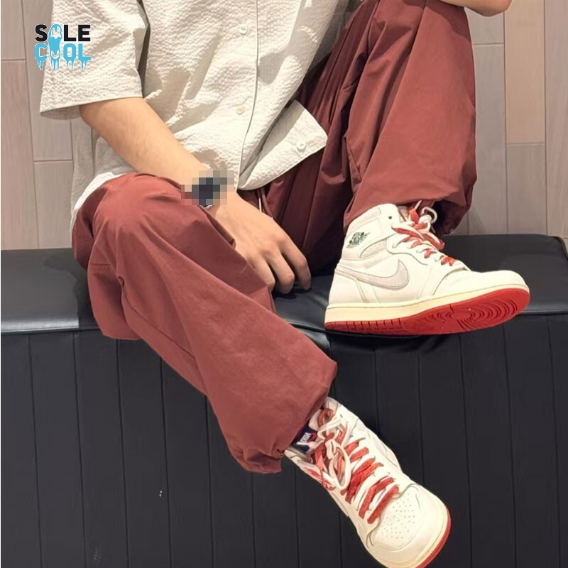 Nike Air Jordan 1 Retro High AJ1 Rare Air Sail Cinnabar Women's Shoes DB4612-100
