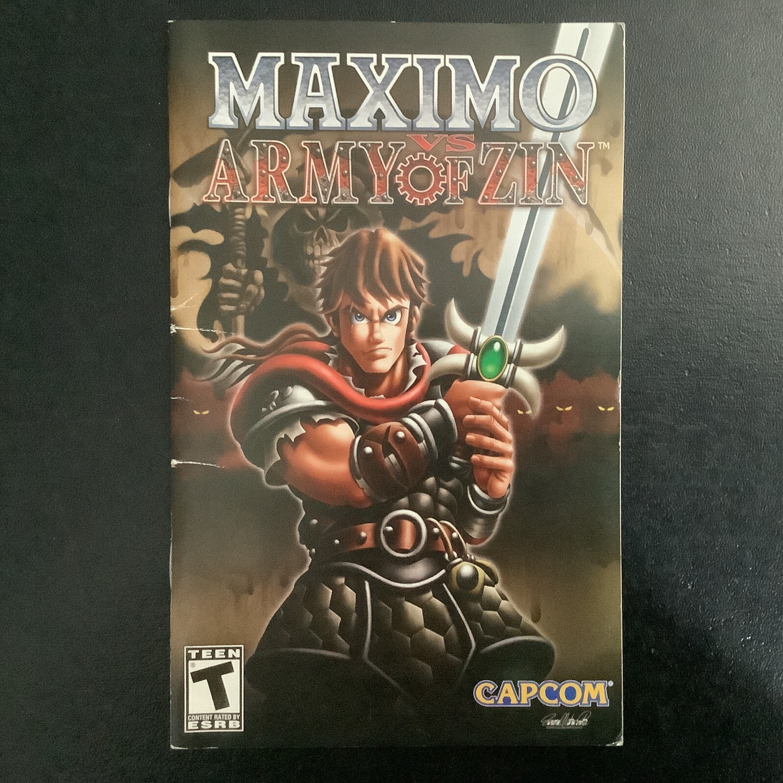 Maximo Army of Zin PS2 PlayStation 2 Instruction Manual Only