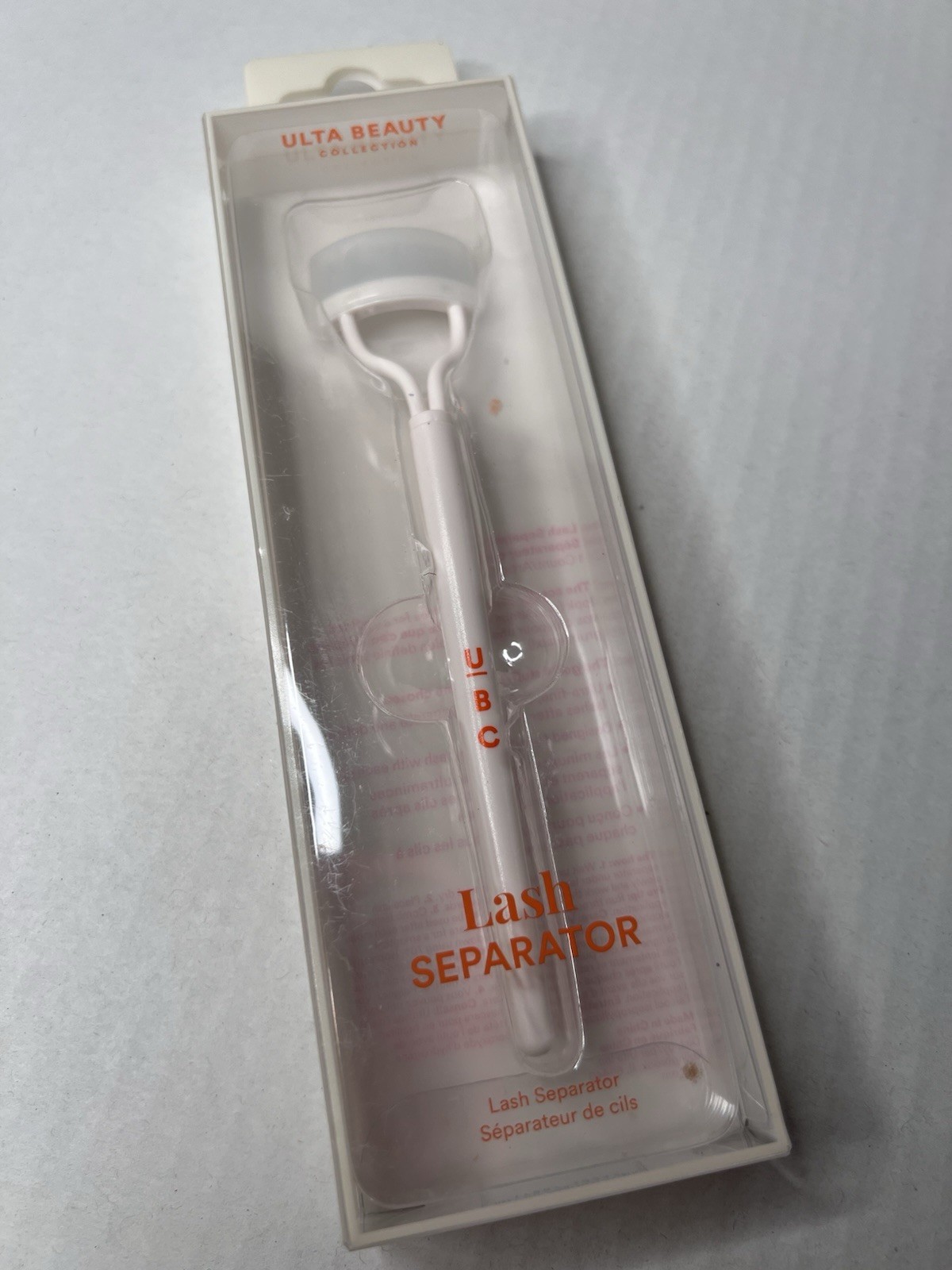 ULTA Beauty Collection Lash Separator Eyelash Comb Reusable Plastic White Std