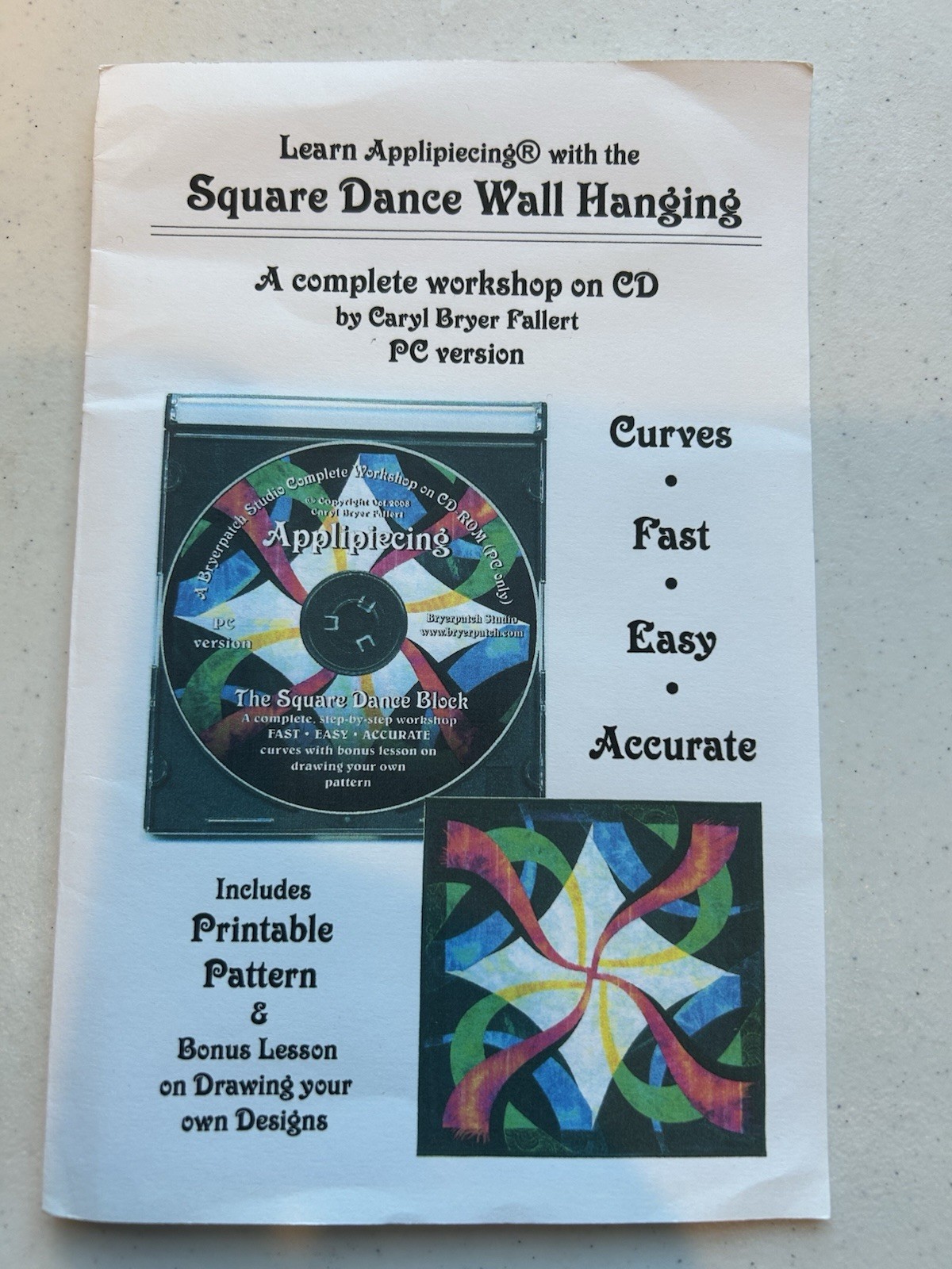 Caryl Bryer Fallert Applipiecing Workshop