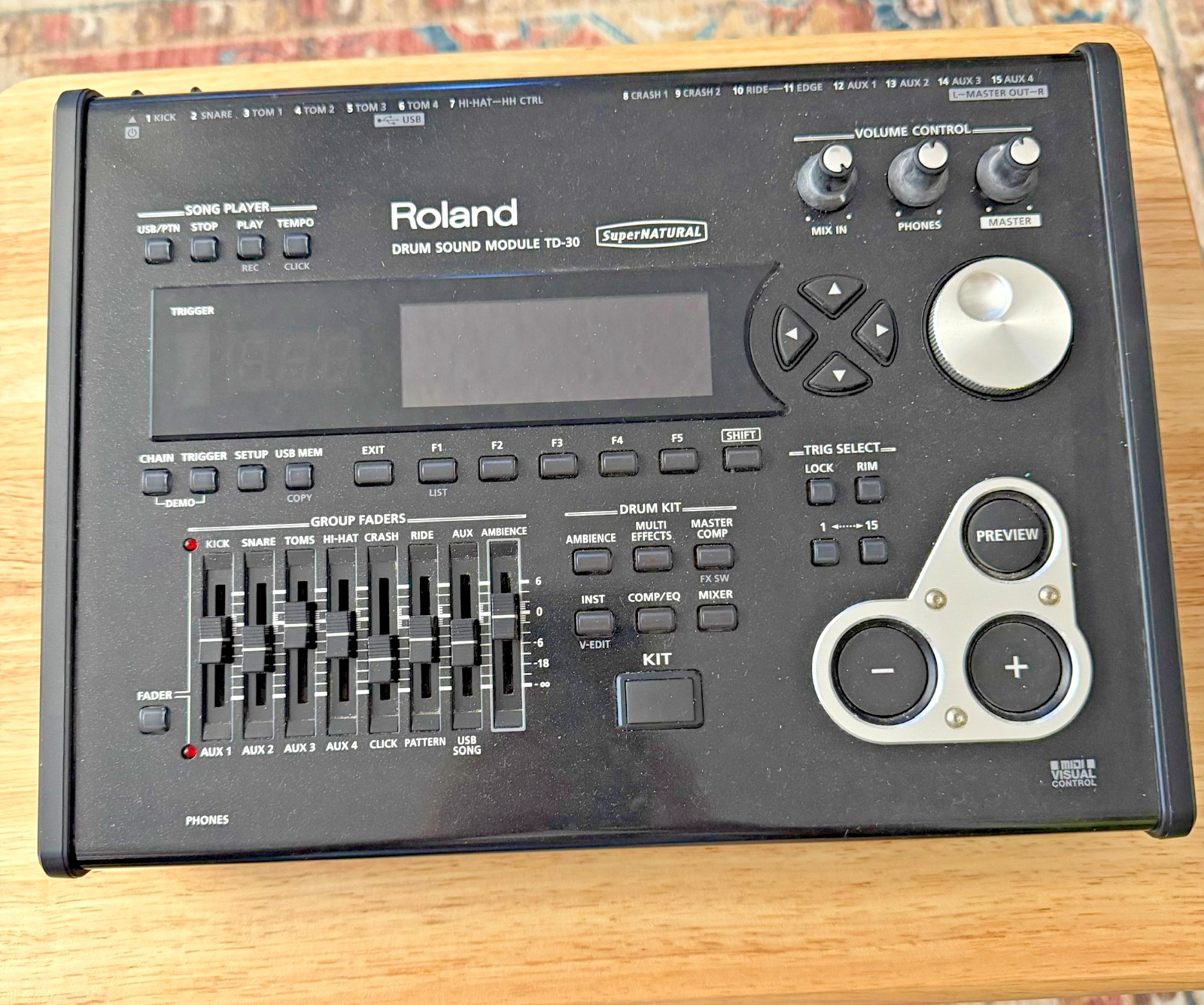 Roland TD-30 Electric Drum Brain Module V-Drum TD30