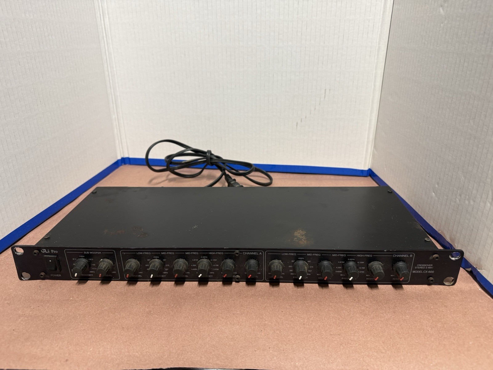 GLi Pro CX-600 3-Way Stereo Electronic Crossover Rack Mount Tested
